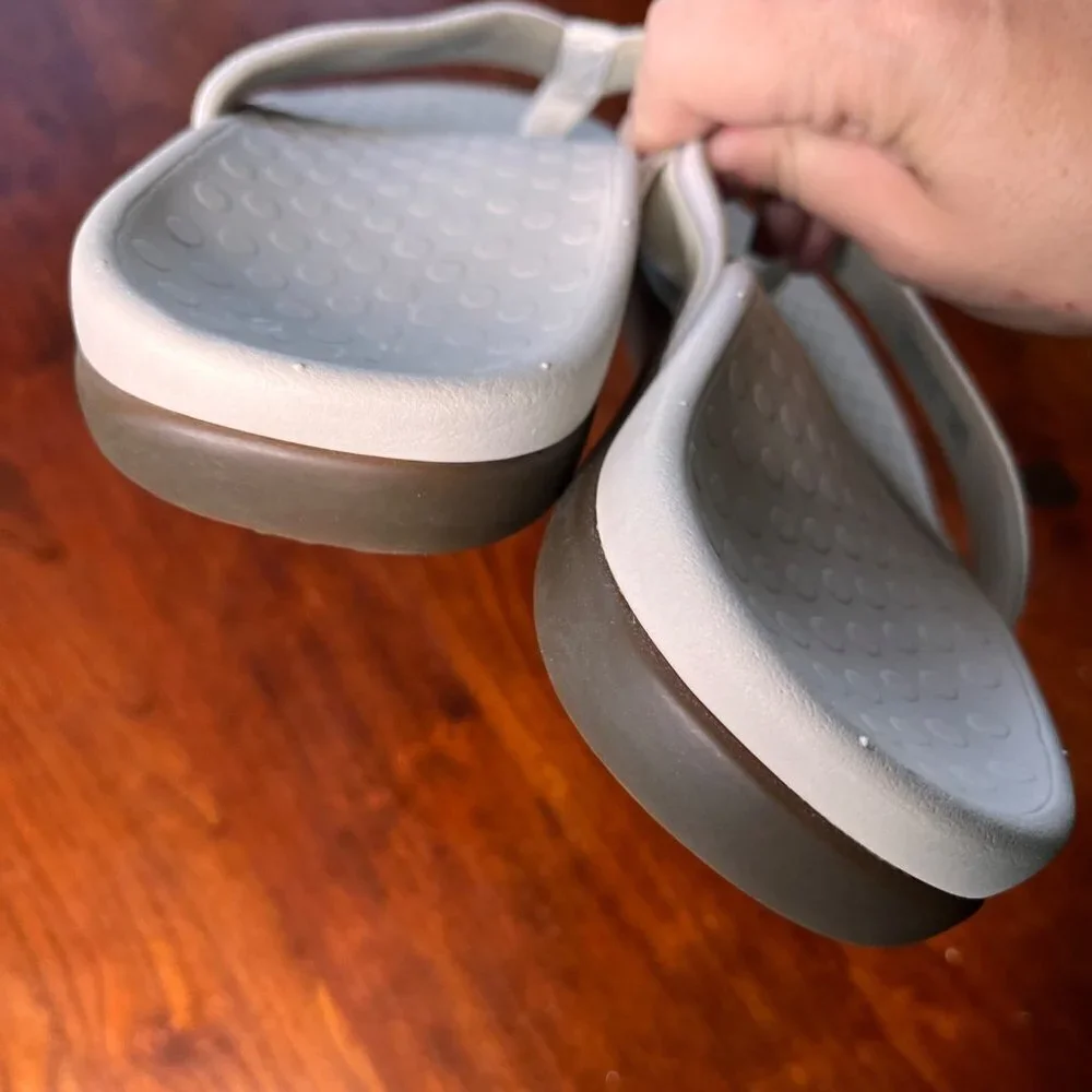 Vionic Tide II Flip Flop Sandal- Size 10 in White‎
